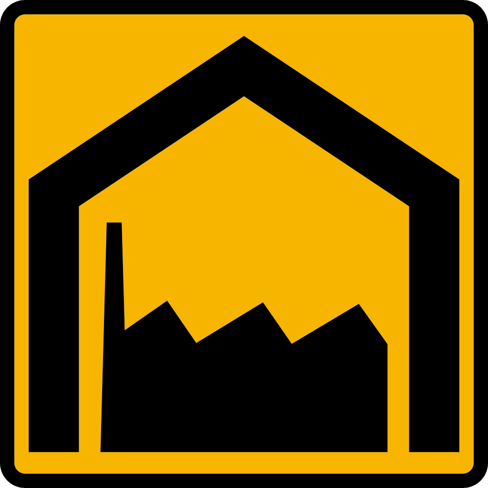Bord X1 industriezone