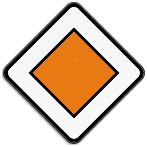 Bord B9 voorrangsweg